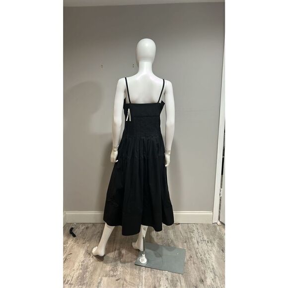 PROENZA Schouler Black Sleeveless Corset Midi Dress Size 8 MSRP $1190 current!!! - Picture 10 of 13